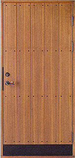 木材を使ったスウェーデン木製玄関ドア