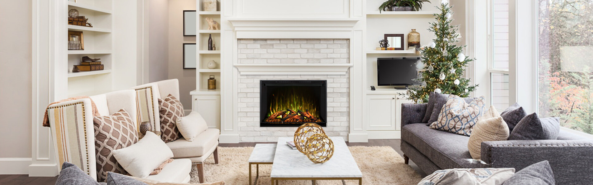 暖炉・リビングルーム特集／クラシモダン　クラシックとモダンの融合する素敵なインテリア・エクステリア