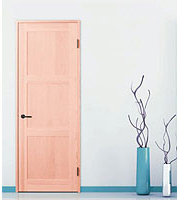 ピンク塗装の室内ドア