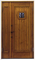 電気錠対応の木製ドア