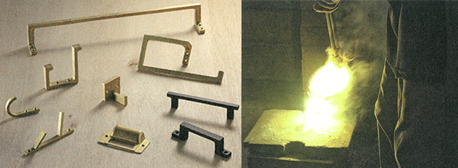 真鍮鋳物　Brass Casting