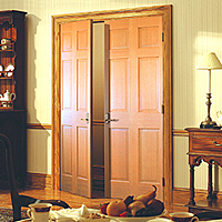 6ブロックの両開きタイプ室内ドア、BL-SDシリーズ