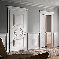 高級室内ドア、ガロフォーリのホワイト塗装扉