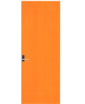 木製ドアBLのMDSAスムース、キャロットオレンジ色