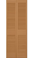 木製クローゼット扉、フルルーバータイプ