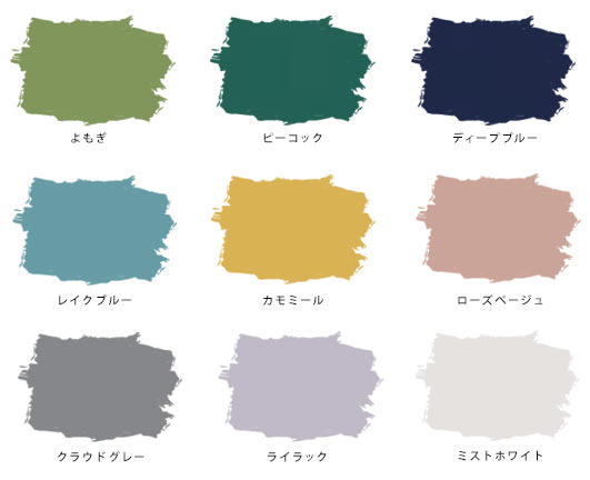 カラー塗装の種類