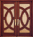 高級木製玄関ドア　アメリカ　IWP