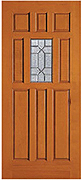 木製玄関ドア　4155