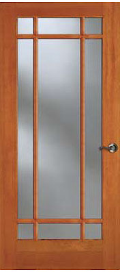 木製室内ドア　アメリカ　シンプソン　ガラス入り内装ドア