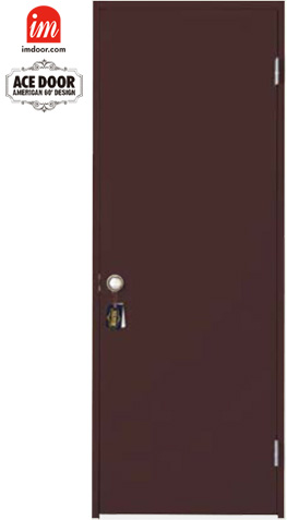 60年代のアメリカをイメージした室内用のドア、エース。ラスティックブラウン(Rustic Brown)塗装ドア。