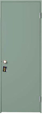 エースドア、ダスティグリーン塗装のドアデザイン