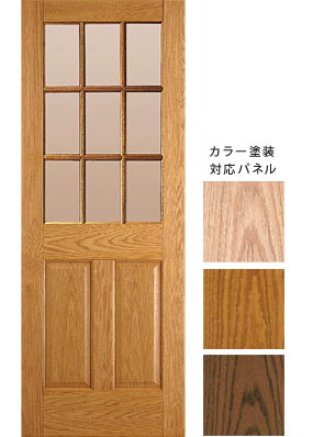 木製扉、レッドオーク材SD2P