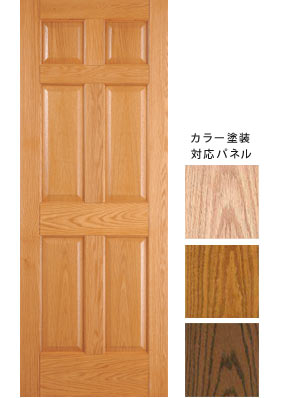 木製扉、レッドオーク材SD6P