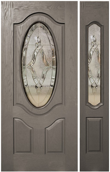 玄関ドアの塗装、オータムムーン