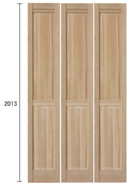 室内クローゼットドア H2pp 3枚折戸 木製内装建具 アメリカンタイプ内装ドアehシリーズ
