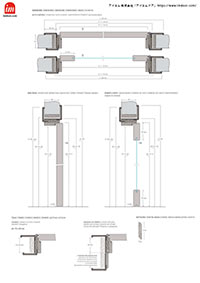 室内ドアの図面PDF