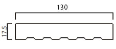 2x4用枠パインレール埋込上枠