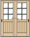 引き違い戸のアイコン