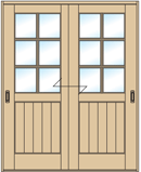 引き違い戸のアイコン