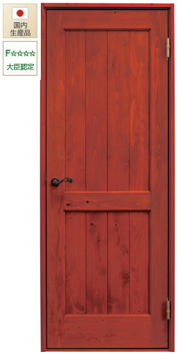 国産桧材の室内用木製ドア、PU120