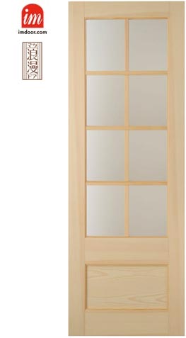 大正ロマンの和風ドア。ガラスの中央に仕切りの入ったデザイン