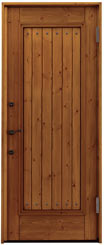 木製ドア、日本製の片開き戸ドアタイプ