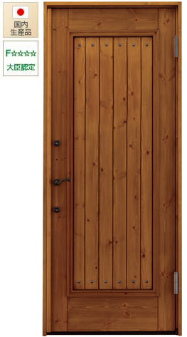 日本製の玄関ドア、おしゃれな木製扉