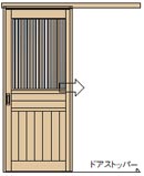 片引き戸(アウトセット枠)のアイコン