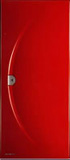 フェラーリ　ピニンファリーナデザイン玄関ドア　赤　レッド