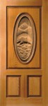 カナダ製の手彫り彫刻ドア