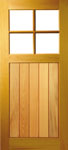 木材を使用したドア