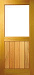窓付きのカナダ木製ドア