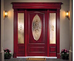 輸入木製玄関ドア　高級ドア　無垢玄関ドア　サイズオーダー可能