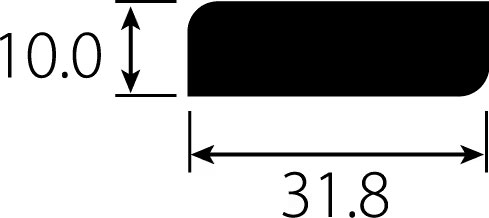 モールディングH3241の断面図
