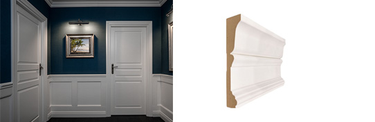 MDFモールディング使用例