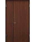 日本製の木製玄関ドア、親子ドアタイプ